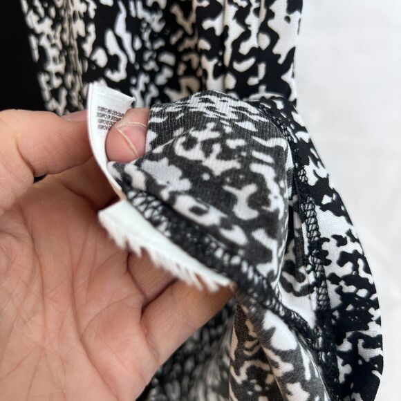 Jones New York Sleeveless Abstract Tank Blouse Office Work Base Layer Size XL - Picture 8 of 9